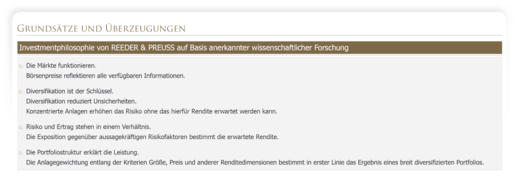 Wenn sich die Preise verändern, ändern sich auch die erwarteten Renditen